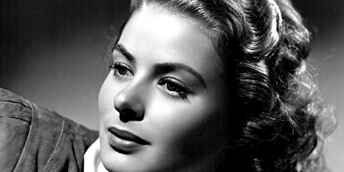 Studio portrait of Ingrid Bergman by Whitey Schafer